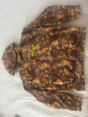 Studio Brown Leaf Camo Hoodie